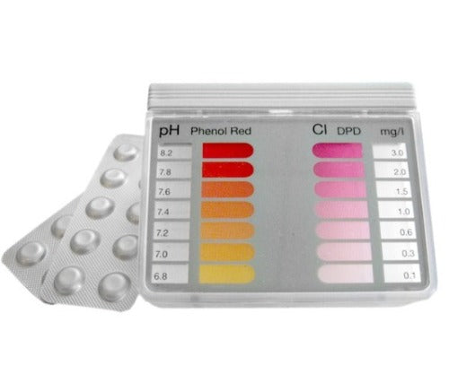Chlor/pH-Wert Testerblock